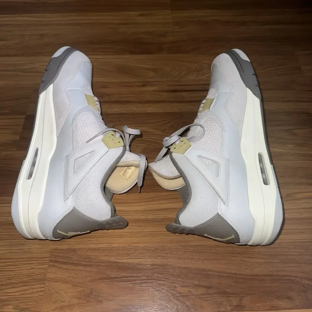 NIKE AIR JORDAN 4 RETRO SE CRAFT PHOTON DUST GREY-VANILLA Size 18 DV3742-021